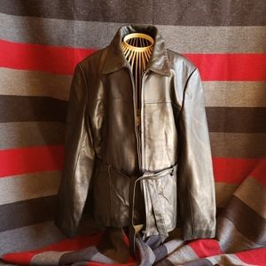 Marc New York black leather jacket